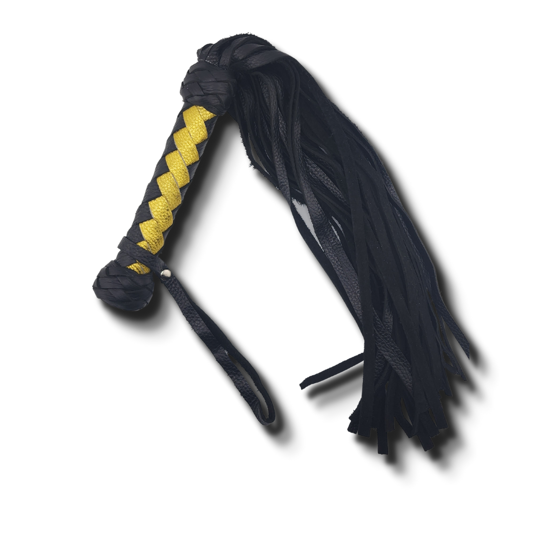 Hard and Stingy Floggers – Pineapple JAM Leather